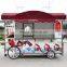 Food carts with wheels with made in China.