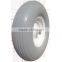 13 inch 4.00-6 FLAT FREE PU wheel with welded metal rim for wheelbarrows tool carts