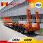 High quality China flatbed semi trailer and 8 axles low bed semi trailers for sale