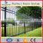Camber Wrout Iron Picket Fence,tublar Residential fencing, welded black color fence
