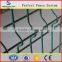Hot-dipped galvanized powder coated protective welded wire security fence