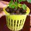 white plastic planter pot