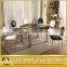 black extendable glass dining table 918#