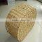 oveal hand woven seagrass basket