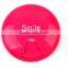 Macarons color plastic round pocket weekly pill box 7 day