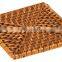 Square Rattan Coasters with Holder / rattan coasters rattan platemat