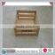 Natural Wooden Drinks Crate Holder Container Kitchen Accessory Garden Picnics