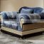 BISINI New Classic Gold Foil Pattern Carving Sofa Set