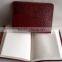 Handmade genuine plain pippin embossed paisley design leather notebook