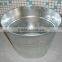 Large Galvanized Steel Round Bucket