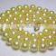 Top quality 4.5-5 mm Yellow Akoya Saltwater Pearl Necklace
