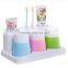 plastic Tooth Brushes Organizer , Bathroom Storage Rack , Toothbrush Toothpaste Stand Holder ,