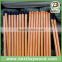 Middle East hot sale wood color 120x2.2cm pvc broom stick,wooden broom stick