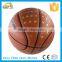 professional standard 8 panel brown match pu basketball for men