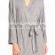 Womens Cotton Jersey Robe for Women Fashion Long Sleeve Plain Dyed Sleepwear Pajamas