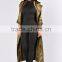 Fashion Duster Coat Long Ankle Length Belt Tie Open Front 3/4 Sleeve Satin Duster