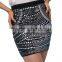 2015 New Design Ladies Sequin Skirt Elegant Embroidered Skirt