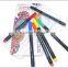 2.0mm fiber tipped permanent fabric marking pen with 25 colors+OEM color 6pcs per poly bag #FM206