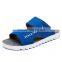 fashion summer adults leather slippers shoes for male, men casual slippers good quality from jinjiang factory