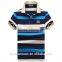OEM Wholesale Men Colorful Stripe Polo T-shirt Cotton T-shirt for Men