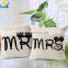 Good quality cotton square cartoon letter pillow cover