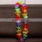 Hot sale party decoration hawaiian flower leis artificial fake flower garland for sales 2016