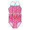 Good quality nylon/spandex baby girl swimsuit one piece swimwear