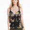 MGOO Wholesale Ladies Fancy Sleeveless Tops Made From 100% Polyester Chiffon Casual Sexy Crop Tops