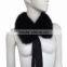 Myfur Real Dyed Black Custom Fox Fur Collar Detachable with Women Coats
