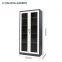 Steel office commercial furniture 2 swing glass door filing storage cabinet