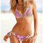New Woman Bohemian Style Bandage Triangle Lady Swimwear Bikini Set