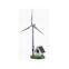 Custom Solar Windill with Small House Radio Player