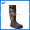 silked printed camouflage hunting boots fashion design