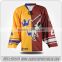 customized design 100% polyester ice hockey jerseys t shirt with Dry fit material