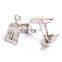 Vivid Silver Plating Wine Bottle Opener Cufflinks for Mens
