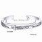 Forever Today Tomorrow Personalized Jewelry Hand Stamped bangle