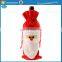 Christmas Dinner Decoration Santa Claus Wine Bottle Bag/Santa Wine Bottle Bag