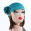 Women's Beanie Hat Autumn Winter Flower Head Cap Muslim Indian Hat