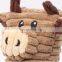 Corduroy Pet Dog Toy Plush Animal Pig Stuffed Toys