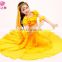 ET-123 120D top chiffon United State gold coin S M L children belly dance costume set