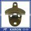 novelty die casting metal bottle cap opener with screws