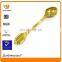 cheaper gold epoxy resin stick blank space souvenir spoon