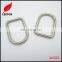 Custom 25mm welded D ring buckle for handbag