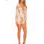 Long Sleeve Sequin Short Party Cocktail Bodycon Jumpsuit