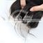 Brazilian new style virgin human hair closure piece 3 way part closure bangs lace closure