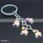 different color Libra /Scale keychian for sale cheap key rings