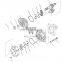 Tandem Double Pump 705-52-31230 Hydraulic Oil Gear Pump WA500-3C Loader Transmission Pump Assy