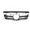 4-PIN Front Grille Grill Chrome Black 07-09 Auto for Mercedes Benz E-Class W211