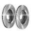 Front+Rear Rotors Metallic Pads For 2006 2007 - 2010 Grand Cherokee Commander 52089269AB