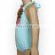 3D Embroidery Backless Baby Clothing Halter Romper